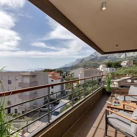 5-6 Luxury L&l - 100m From The - Makarska Exklusiv Appartement Tučepi